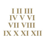 Acrylic Roman Letters